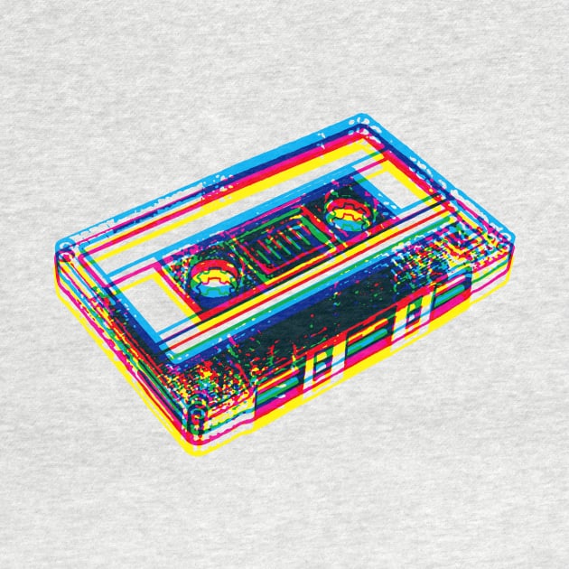 Offset Cassette Tape by Wright Art